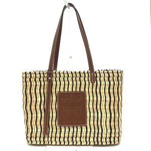 LOEWE square anagram Straw bag Basket bag Tote Bag